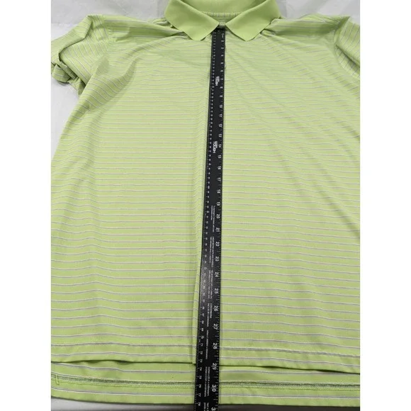Donald Ross Polo Shirt Mens 2XL Golf Striped Performance Green Tree Country Club - Picture 5 of 7